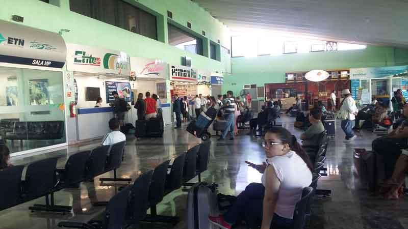 12y132 Central de Autobuses reporta número de pasajeros para este 24 de diciembre