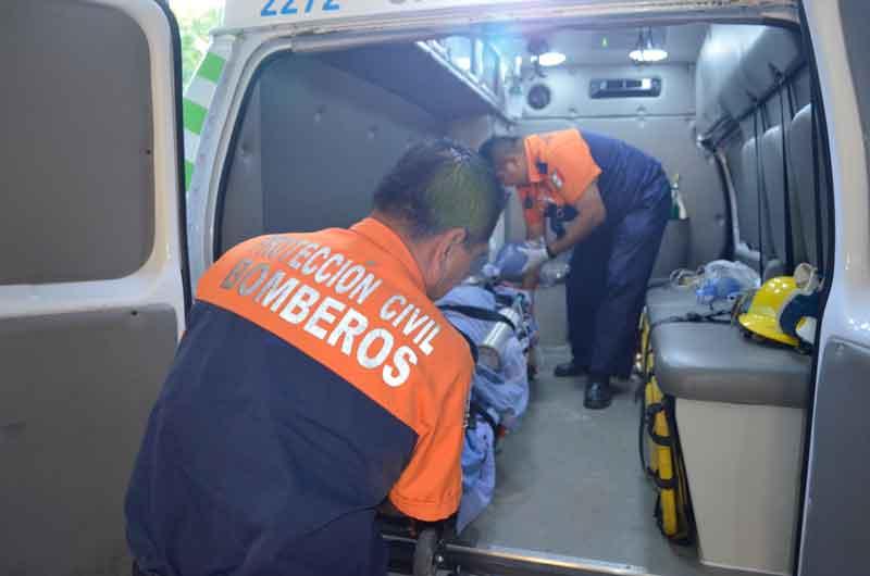 30y318 Hombre cae de tres metros y muere