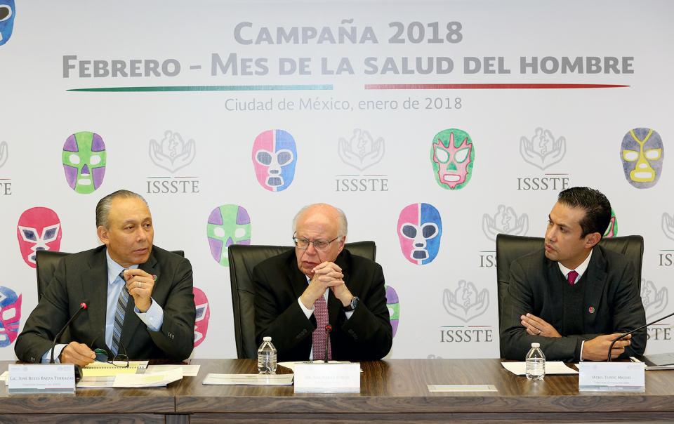 20y21México05 Encabeza ISSSTE estrategia “Febrero, Mes de la Salud del Hombre 2018”