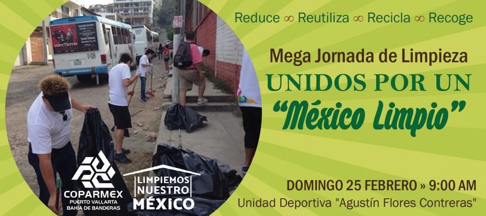 Imprimir Convocan a limpiar Vallarta con “Limpiemos México”