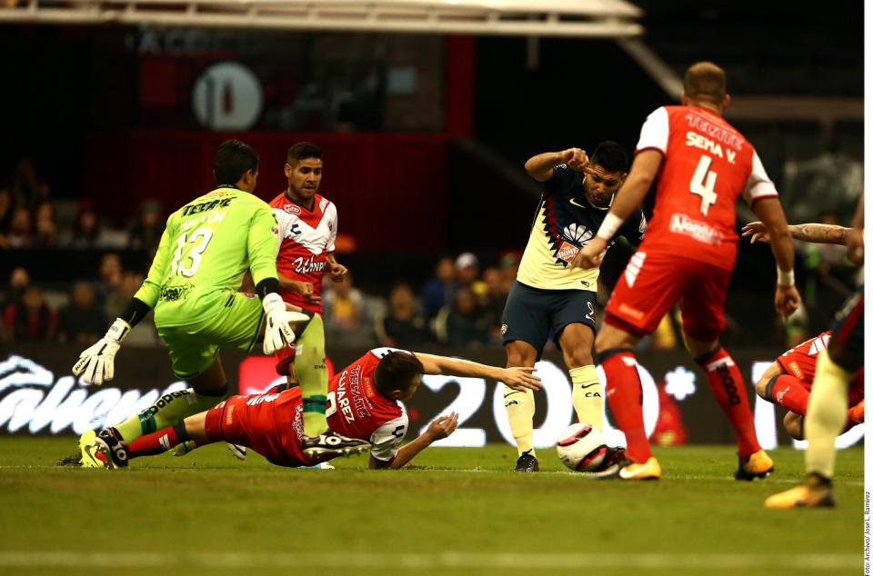 27Deportes Con gol de último minuto América salva la derrota 1-1 ante Veracruz