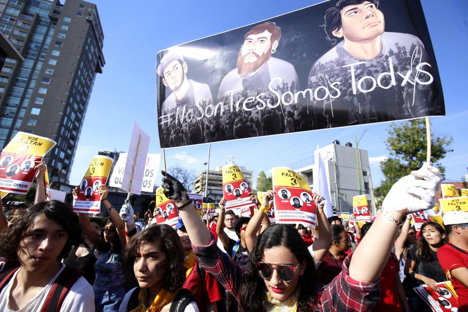 MEXICO-CRIME-STUDENTS Indagará la CNDH desapariciones en Jalisco
