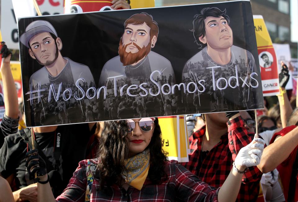 MEXICO-CRIME-STUDENTS Crece reclamo en Guadalajara