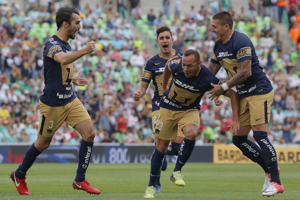 FBL-MEX-SANTOS-PUMAS Vence Pumas a Santos y se mete a pelea por la liguilla