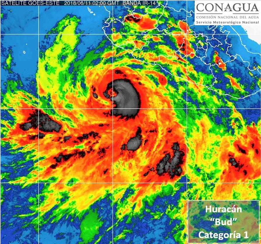 03Bahía Tema del Día Bud se convierte en huracán categoría 1