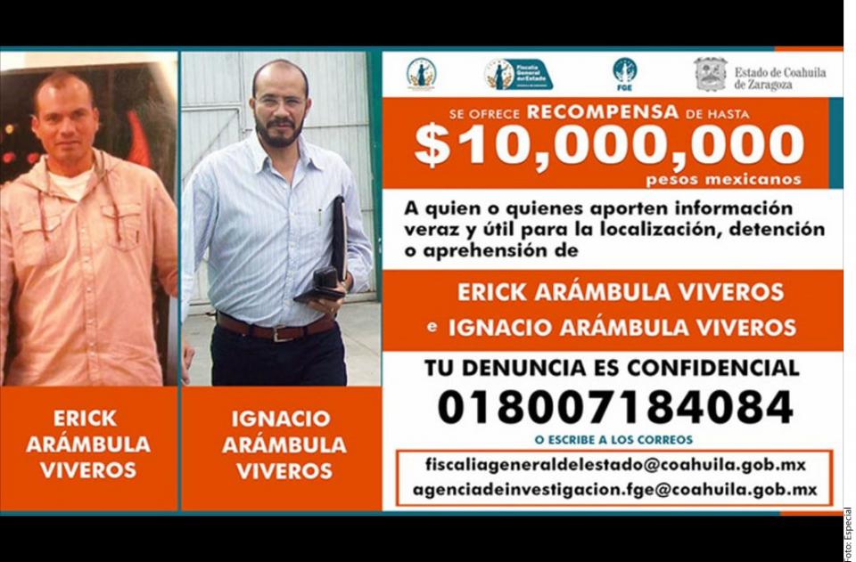 04y05Bahía Tema del Día02 Busca Coahuila a dos por crimen de Purón