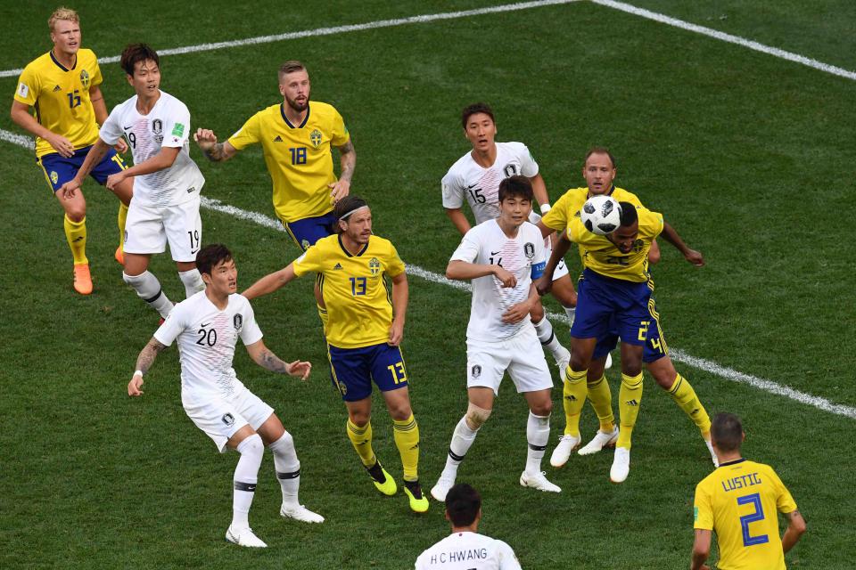 FBL-WC-2018-MATCH12-SWE-KOR Con penal revisado por el VAR, Suecia derrota a Corea del Sur