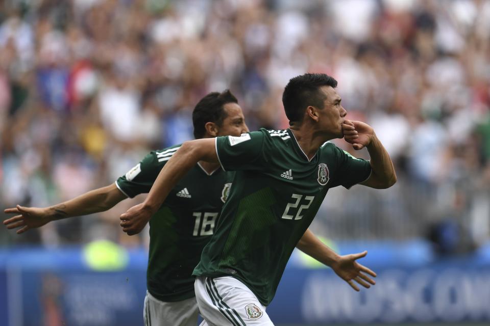 FBL-WC-2018-MATCH11-GER-MEX Osorio dedica triunfo sobre Alemania a los que apoyan y a detractores