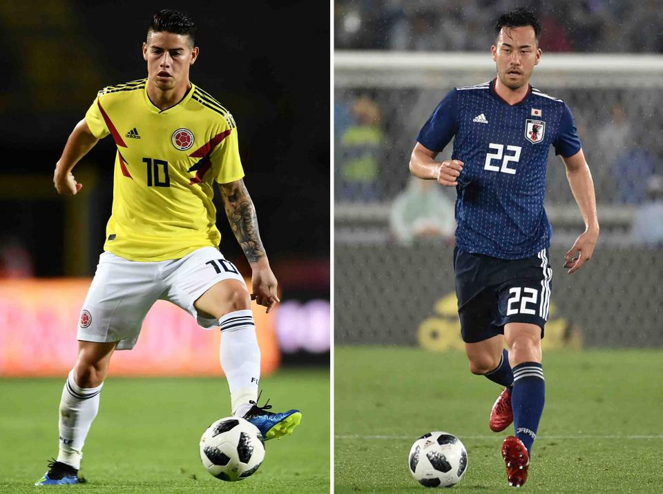 FBL-WC-2018-MATCH16-COL-JPN Colombia y Japón abren hostilidades de Grupo H