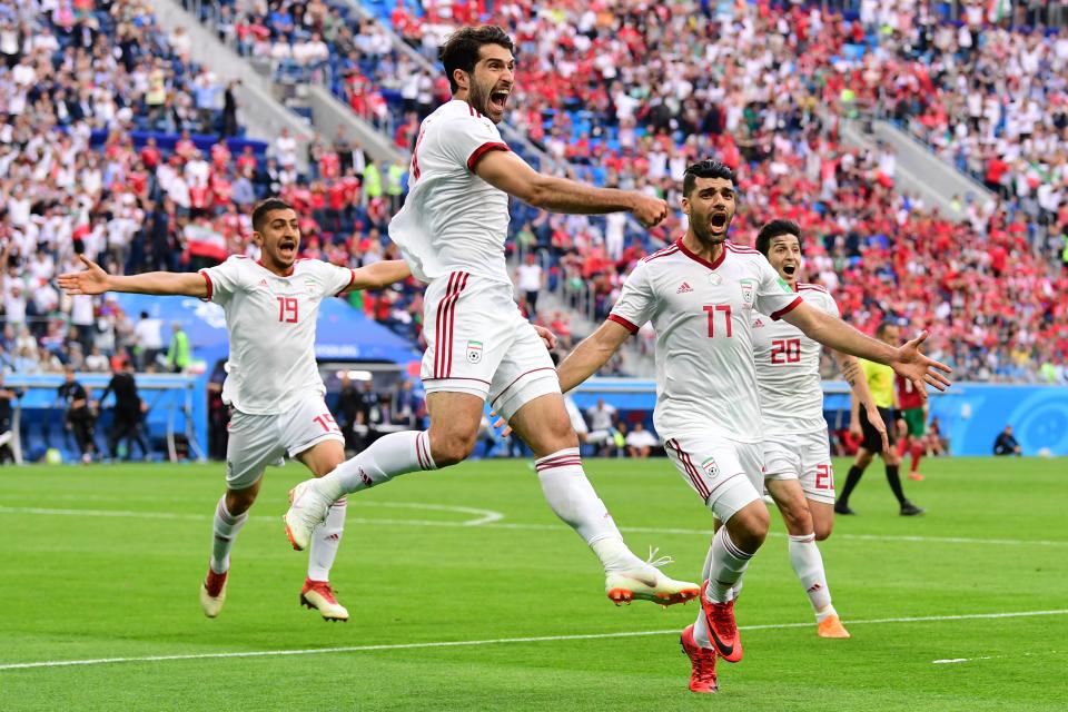 FBL-WC-2018-MATCH4-MAR-IRI Con autogol, Irán gana a Marruecos