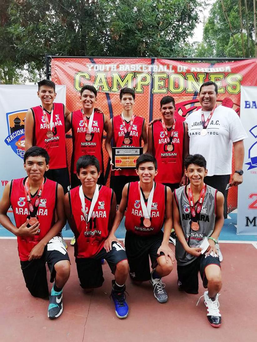 Basquetbol Aramara Aramara es tercero