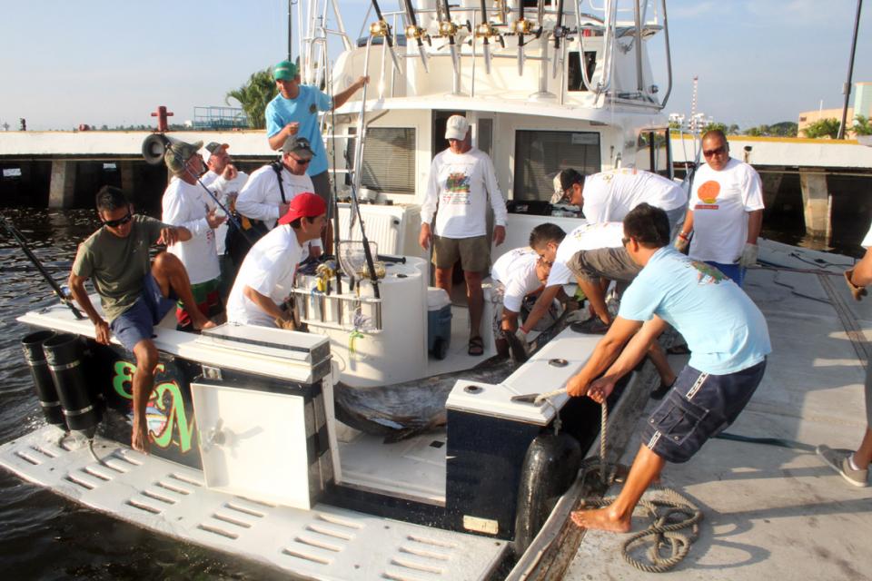 Pesca Bahia A punto de irnos a pescar