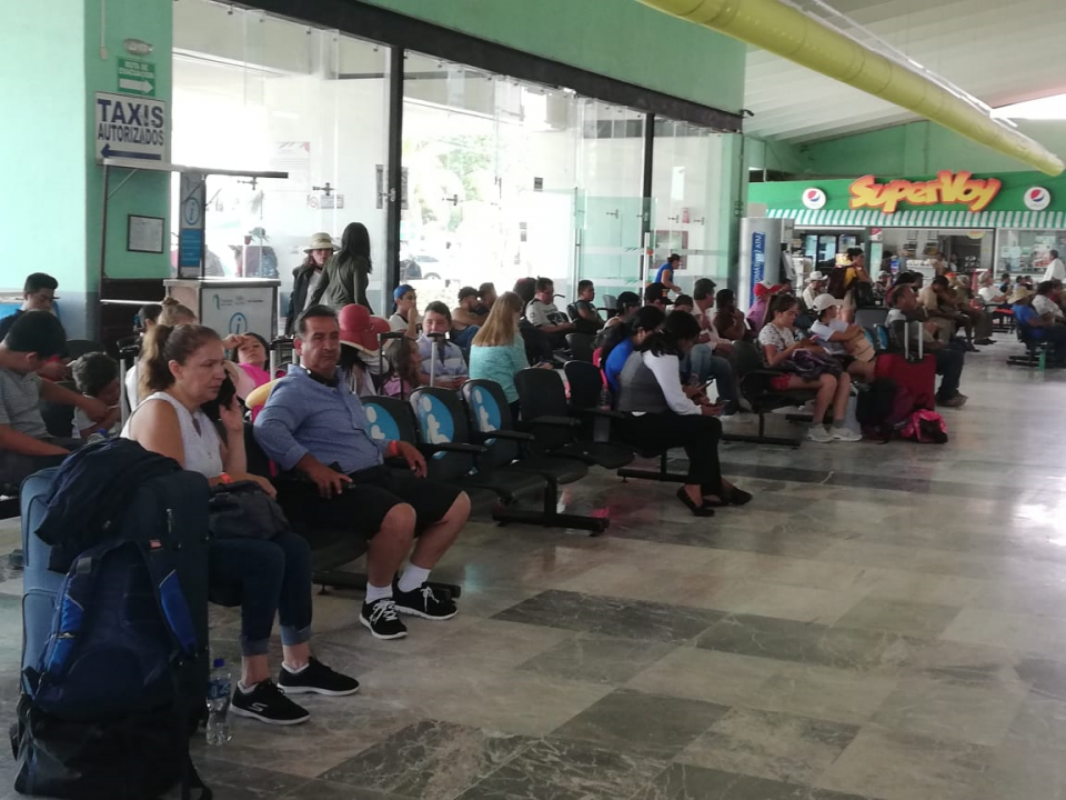 brenda 17 nota a Aumenta afluencia de pasajeros en la Central de Autobuses de PV