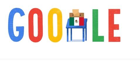 doble Google dedica su 'doodle' a las elecciones en México