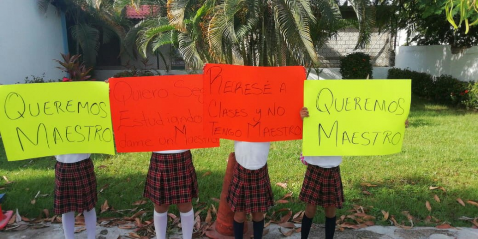 brenda 20 nota c2 Padres de familia exigen maestros para sus hijos, sino accionarán
