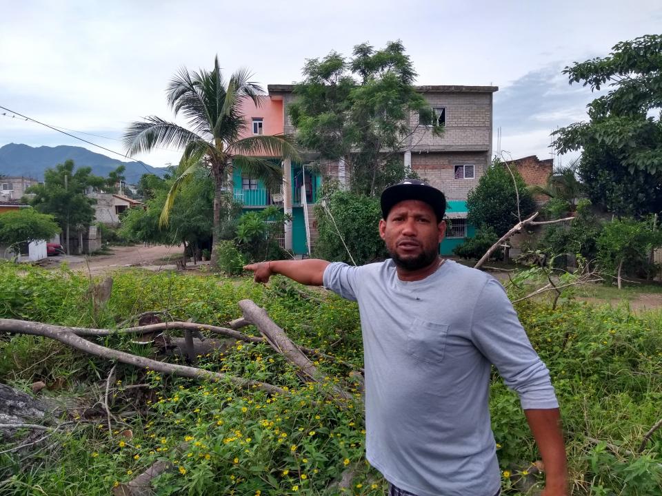 10y11Bahía (3) Hace dos meses cayó árbol sobre coche y aún no se llevan los restos