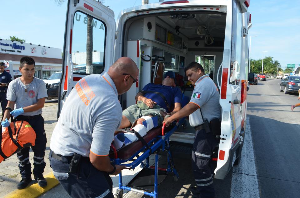 27Sucesos (5) Ciclista cae y se fractura