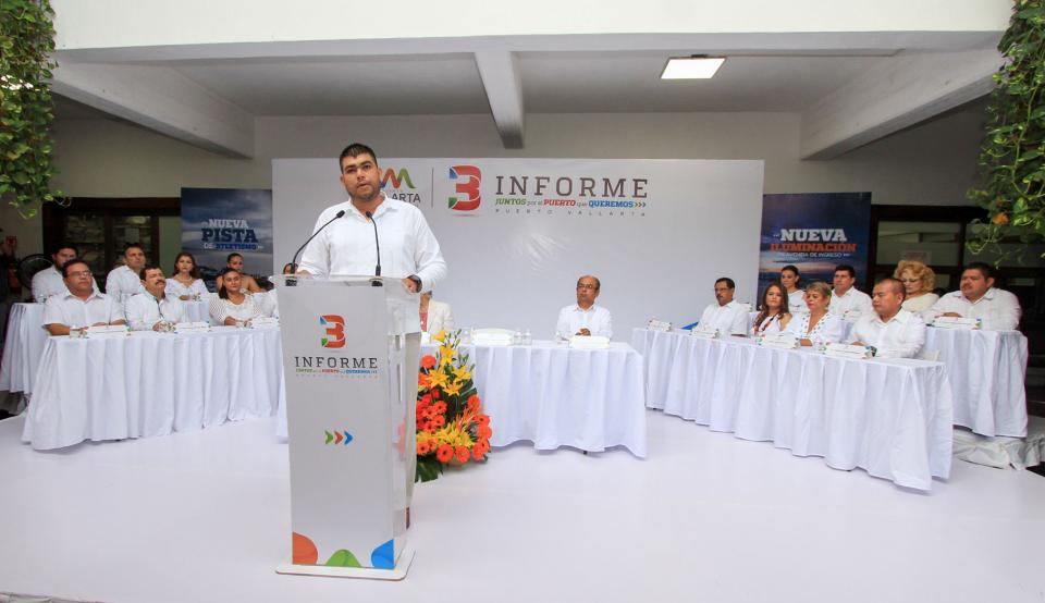 COMUNICADO 2888-Tercer Informe de Gobierno (1) Trabajamos con responsabilidad y orden: Domínguez