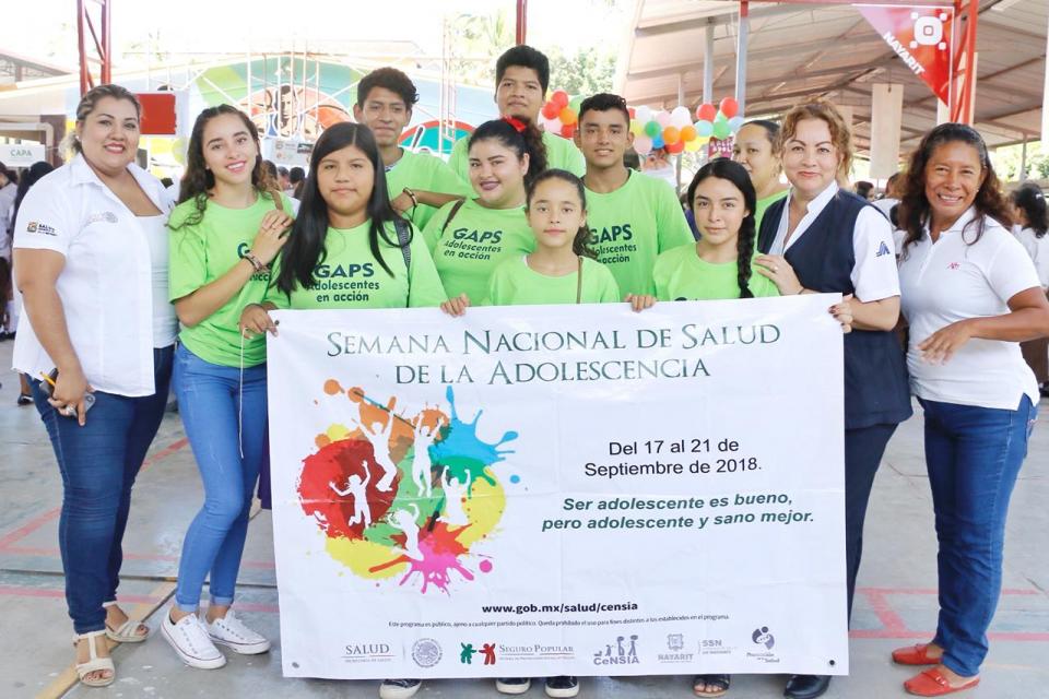 SEMANA NACIONAL SALUD ADOLESCENTES (0) PRINCIPAL 1 Promueven la Prevención y Salud en Adolescentes