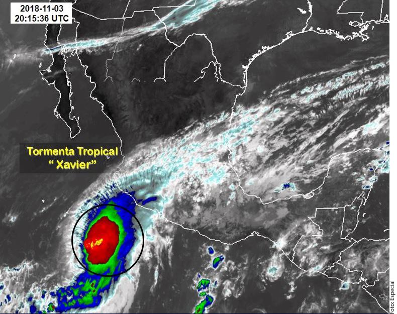 14bahia03 Meteorológico mantiene zona de vigilancia por tormenta tropical Xavier