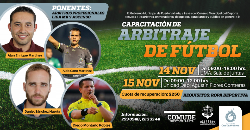 COMUNICADO 0094-Capacitación árbitros-fútbol (1) Buscan profesionalización del deporte y el arbitraje