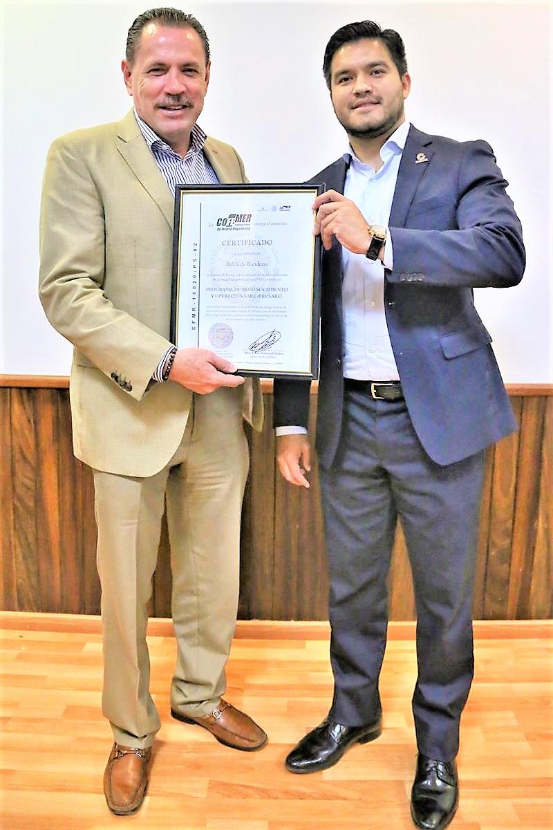 mejora regulatoria bahia (1) Recibe reconocimiento Jaime Cuevas de la CONAMER