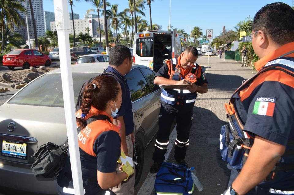 30y31Sucesos (6) Motociclista derrapado al ser atropellado por vehículo