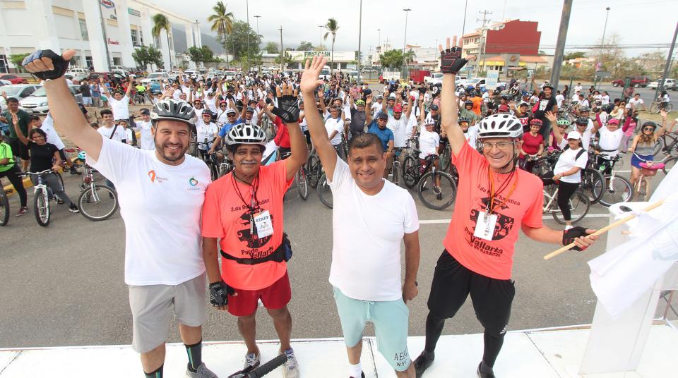 COMUNICADO 0598-Rodada ciclista (4) Participan más de 300 ciclistas en la ‘1ª Rodada 2019’