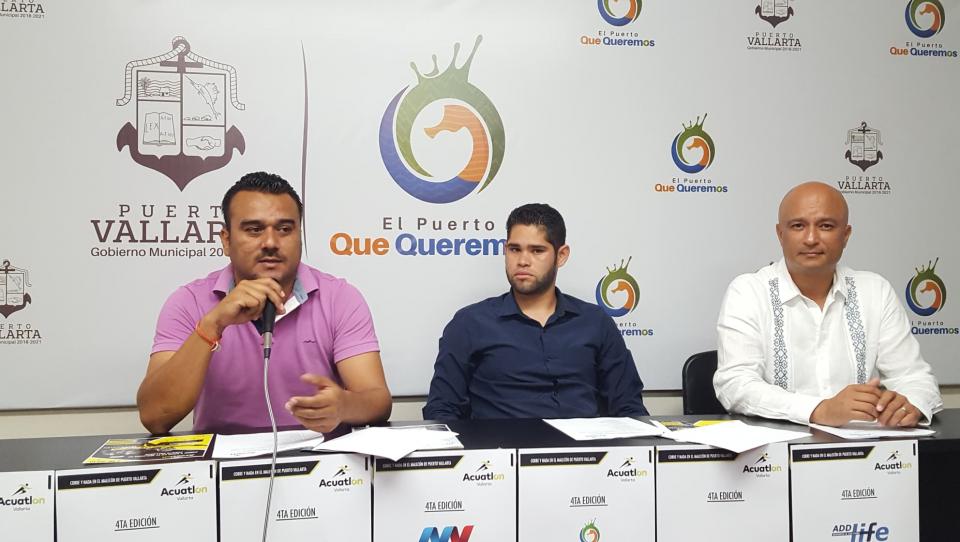 COMUNICADO 0606-Anuncio 4ta edici_n Acuatl_n (1) Preparan la cuarta edición del Acuatlón Vallarta 2019