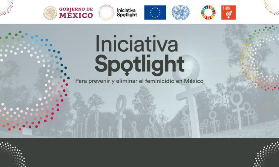 D7vxwxwXkAEcwnB Lanzan ONU y México la campaña "Spotlight" a favor de las mujeres