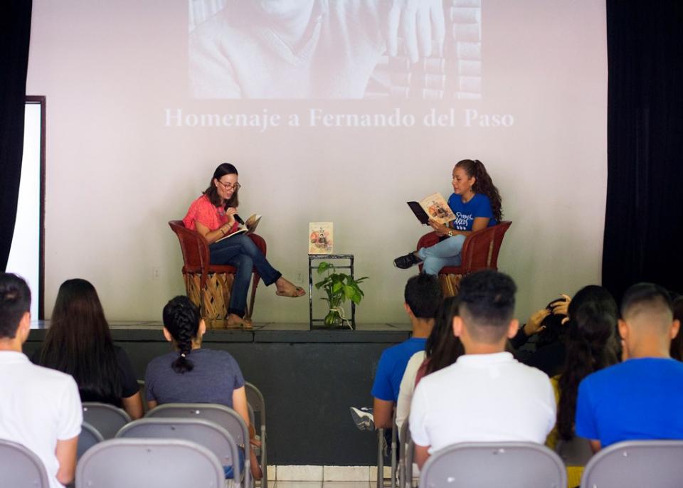FOTO NOTA-02-05-19-IVC Marat_n de lectura en voz alta (2) Maratón de lectura en voz alta en homenaje a Fernando del Paso