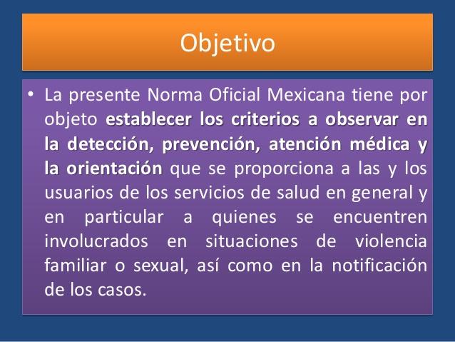 norma Prevención ante todo NOM-046-SSA2-2005