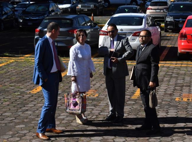 rosario Llega Rosario Robles al Reclusorio Sur para comparecencia