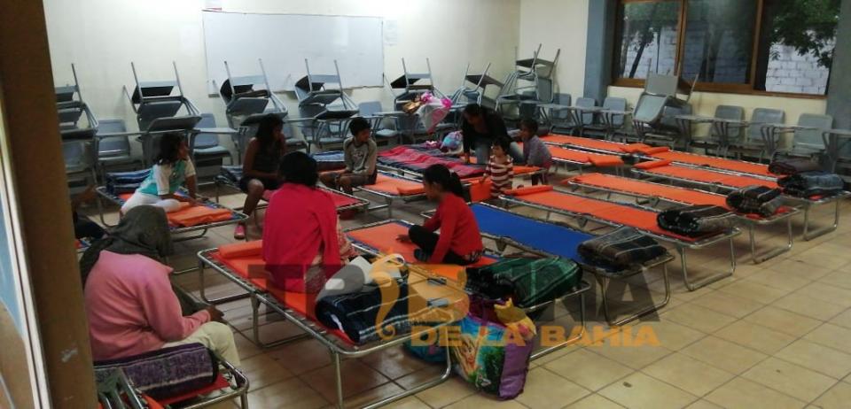 albergueCecytej Familias vuelven a sus hogares, informó protección civil que pasó el peligro