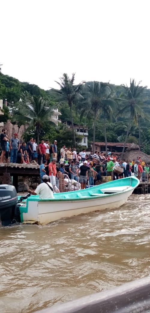apoyoYelapa Envían despensas a zonas afectadas de Cabo Corrientes tras el paso de la tormenta Narda