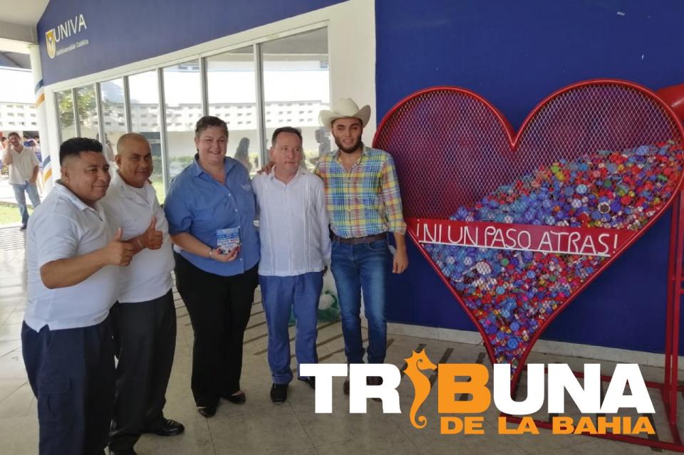 corazon Develan segundo corazón colector de tapitas para Ángeles en Libertad