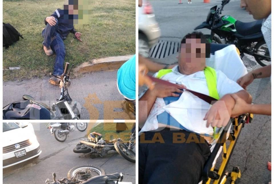 BlurImage_11-11-2019-11-29-3 Choque entre motociclistas, resultan lesionados
