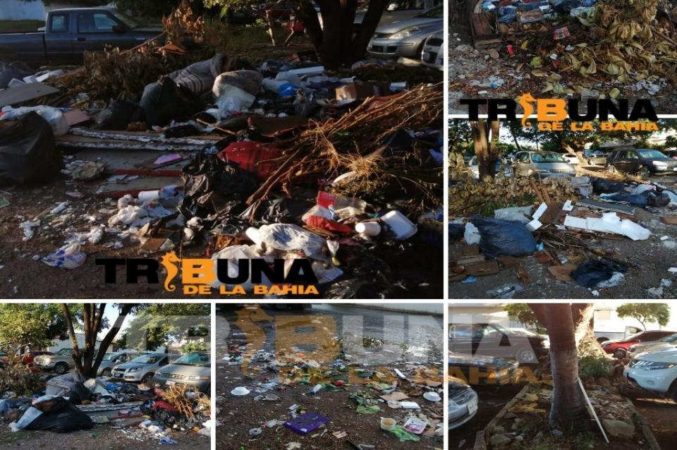 basural Andador de basura en Infonavit, vecinos no respetan horarios de recolección