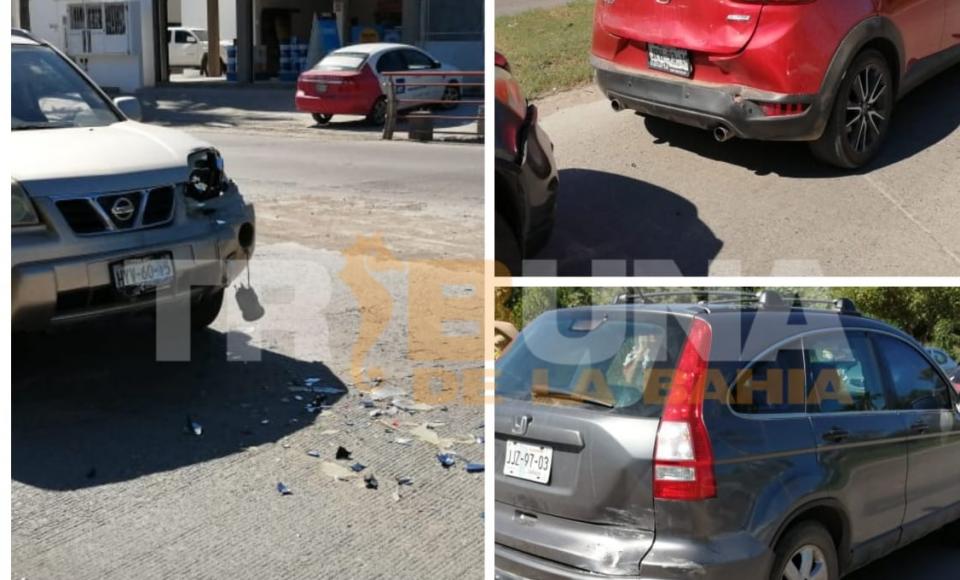 choqueAvenidaMéxico Choque por alcance sobre avenida México