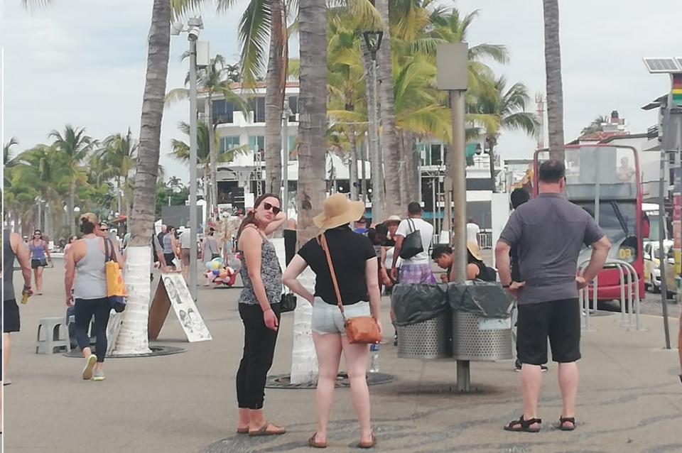 TurismoPuertoVallarta Cientos de turistas disfrutan del último día en Puerto Vallarta