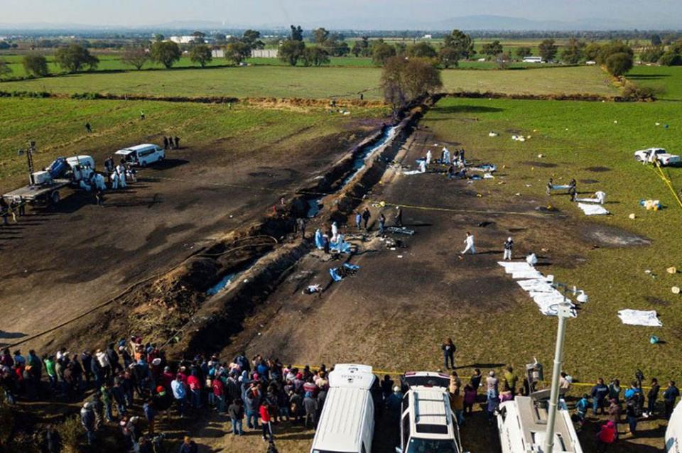 Tlahuelilpan A un año de la tragedia en Tlahuelilpan continua "huachicol"