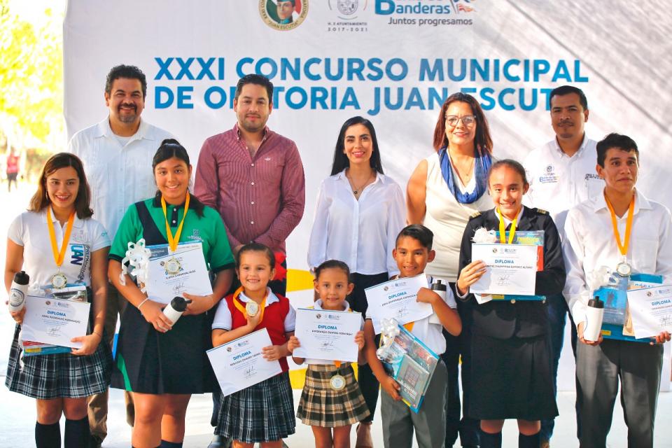 oratoria Inaugura Jaime Cuevas el Concurso Municipal de Oratoria