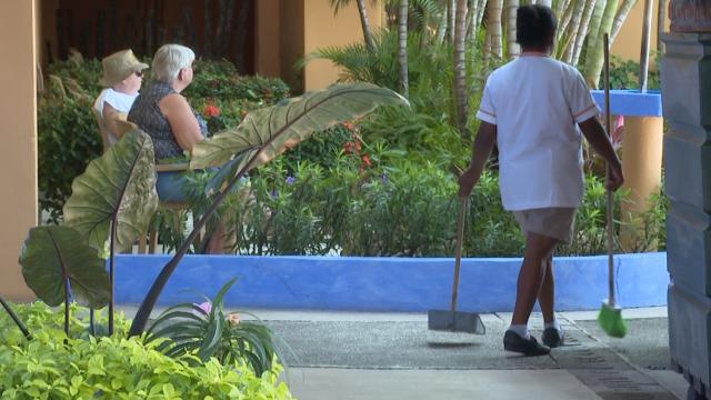 Solo personal de seguridad, áreas verdes y mantenimiento operando en hoteles Solo personal de seguridad, áreas verdes y mantenimiento operando en hoteles