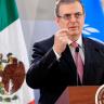 Marcelo Ebrad México denuncia a fabricantes de armas en EEUU