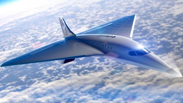 Lanzarán avión supersónico que reducirá 5 veces el tiempo de vuelo Avión supersónico