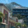 Incendio en un restaurant alarma a vecinos en la Zona Romántica Incendio en Zona Romántica