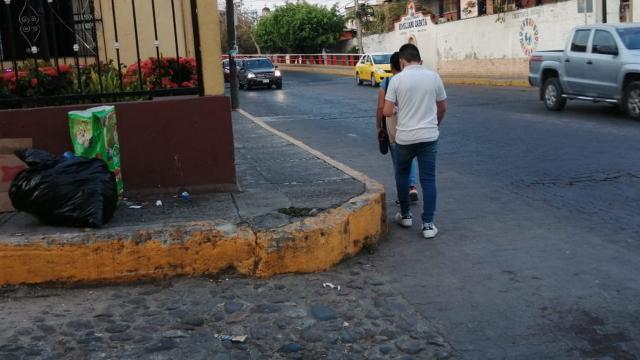 Banquetas Es necesario mejorar la seguridad en la 5 de septiembre