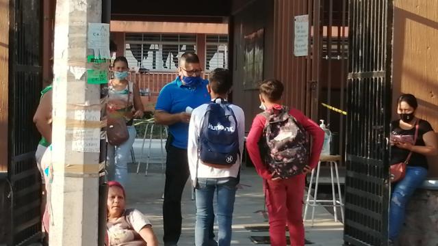 Regresan a clases de regularización alumnos de secundaria 78 Secundaria 78 de la colonia El Progreso
