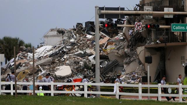 Colapso en edificio de Florida deja múltiples víctimas y decenas de desaparecidos Colapso de en edificio de Florida
