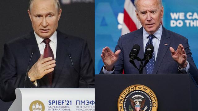 Putin quiere mejorar la relación entre Rusia y EEUU junto con Biden Vladimir Putin y Joe Biden